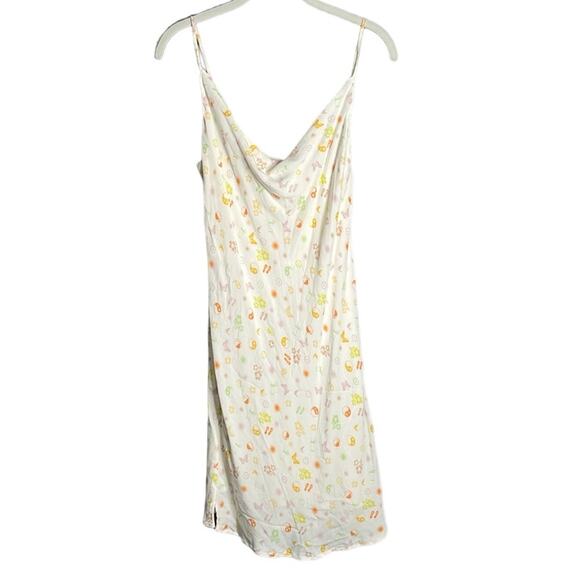 Elodie White Printed Spaghetti Strap Sundress Size Large - Picture 1 of 10